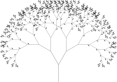 Fractal Tree Loading Indicator